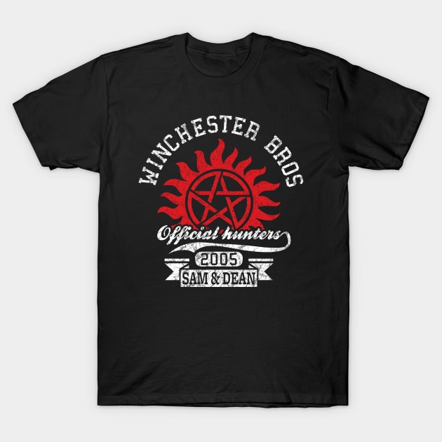 Winchester bros official hunters T-Shirt by Bomdesignz